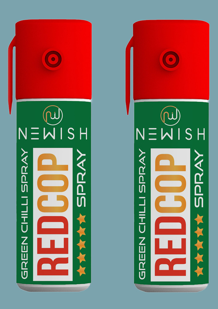 Newish- Powerful Green Chilli Pepper Spray Self Defence/protection For Women, 55 Ml Each Pepper Stream Spray