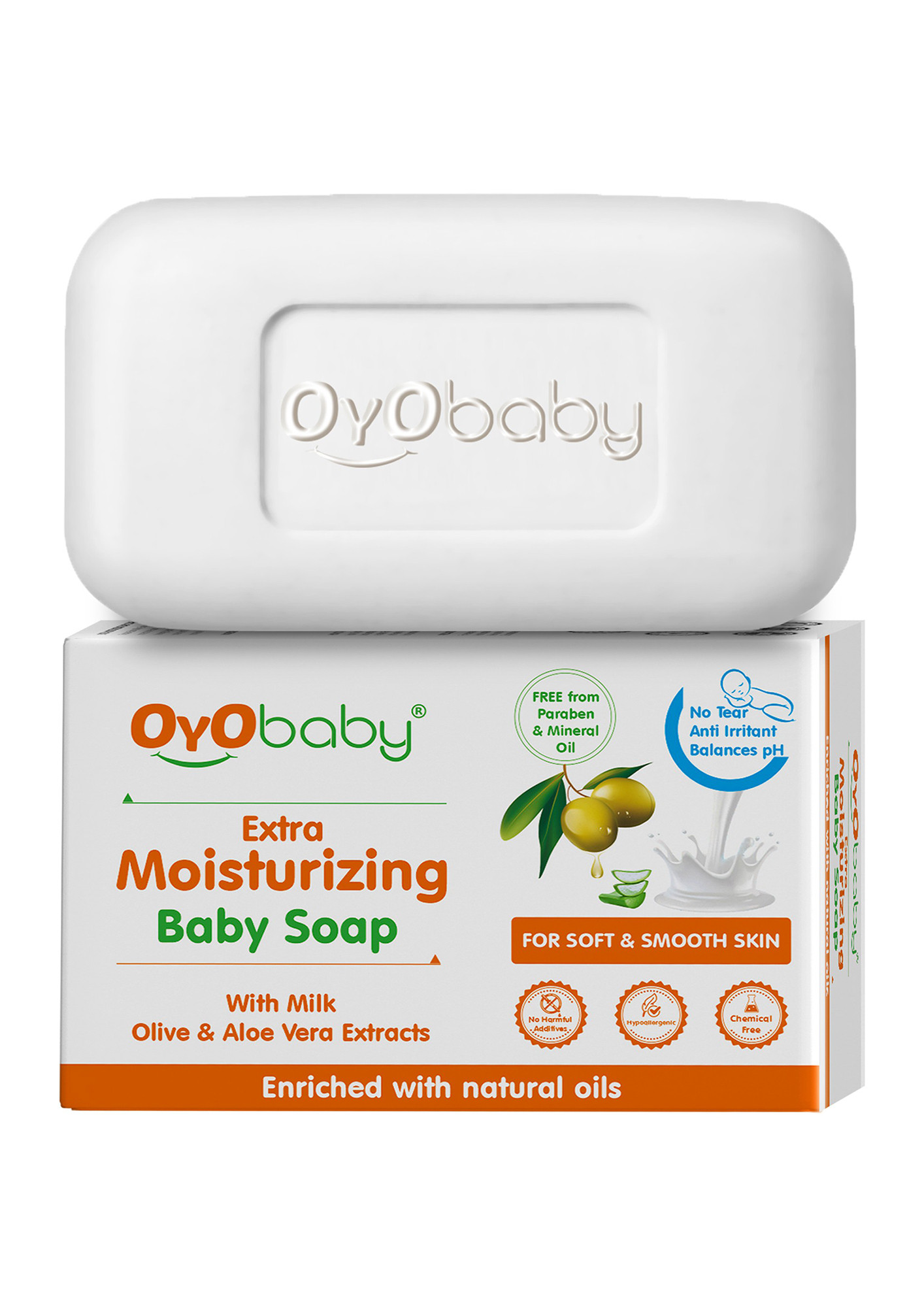 Oyo Baby Extra Moisturizing Baby Soap Bathing Bar For Baby