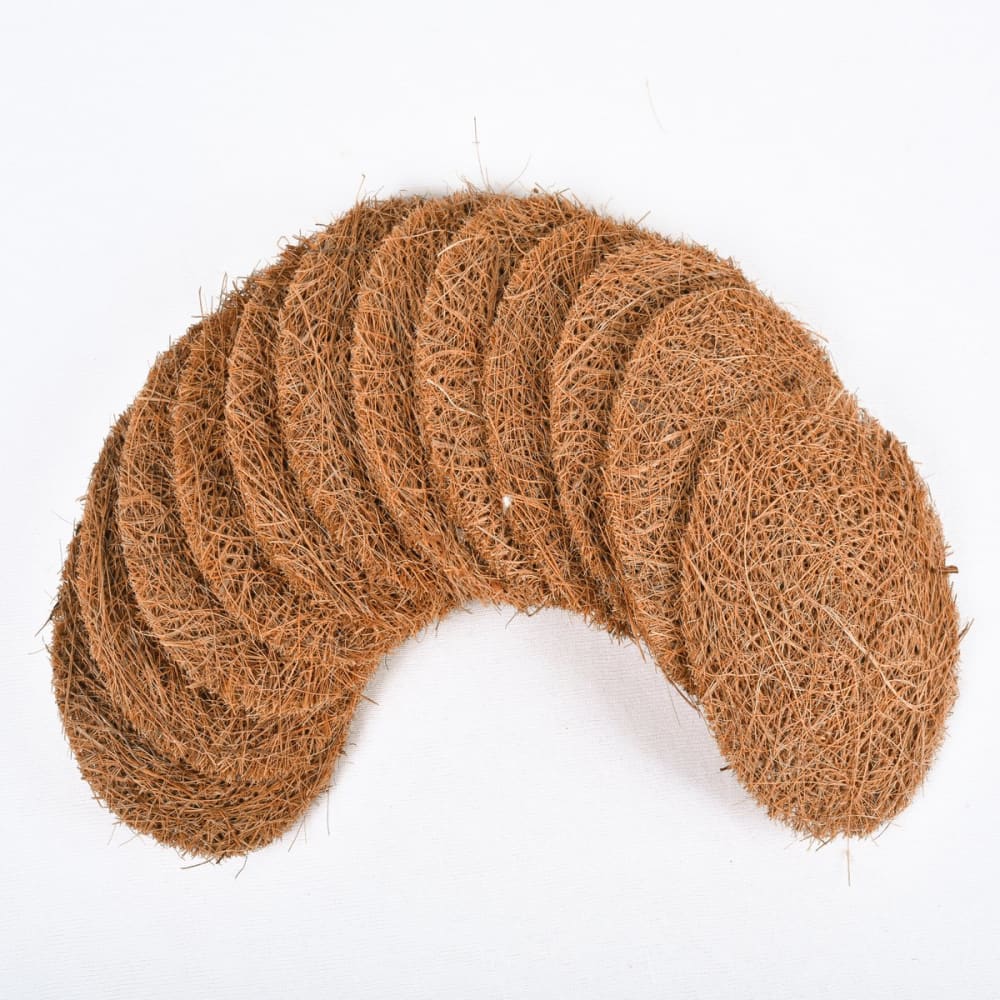 Utensil Scrubbers - Coconut Coir Square (pack of 10)