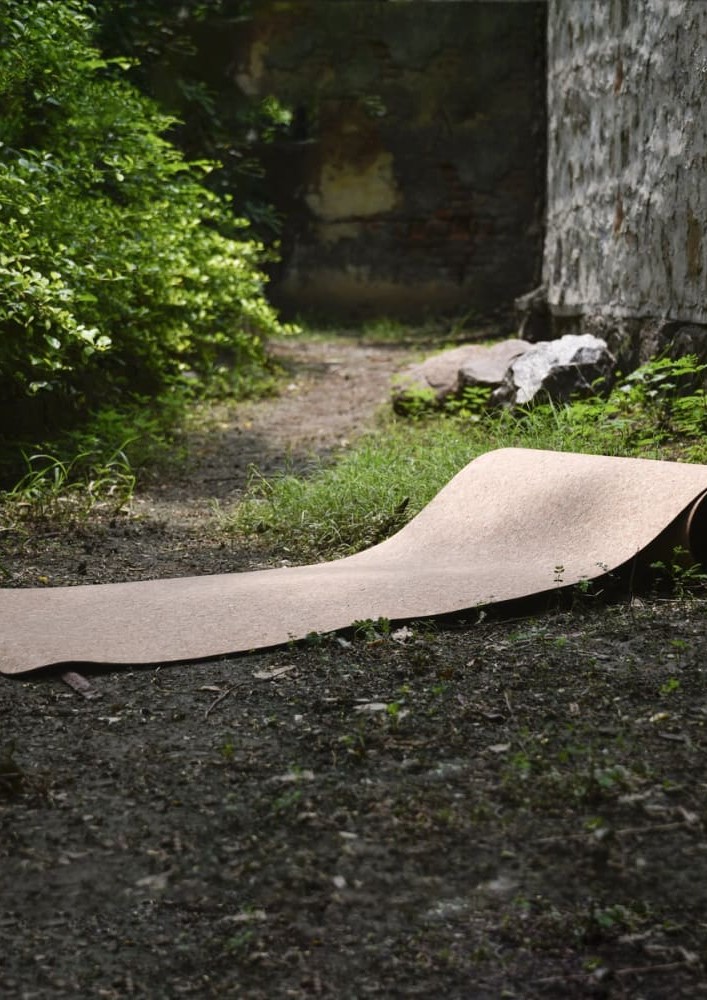 Cork Yoga Mat with Natural Rubber - Plain