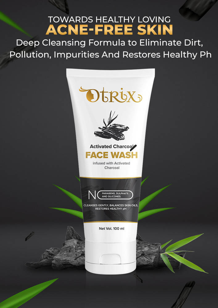 Otrix Activated Charcoal Face Wash