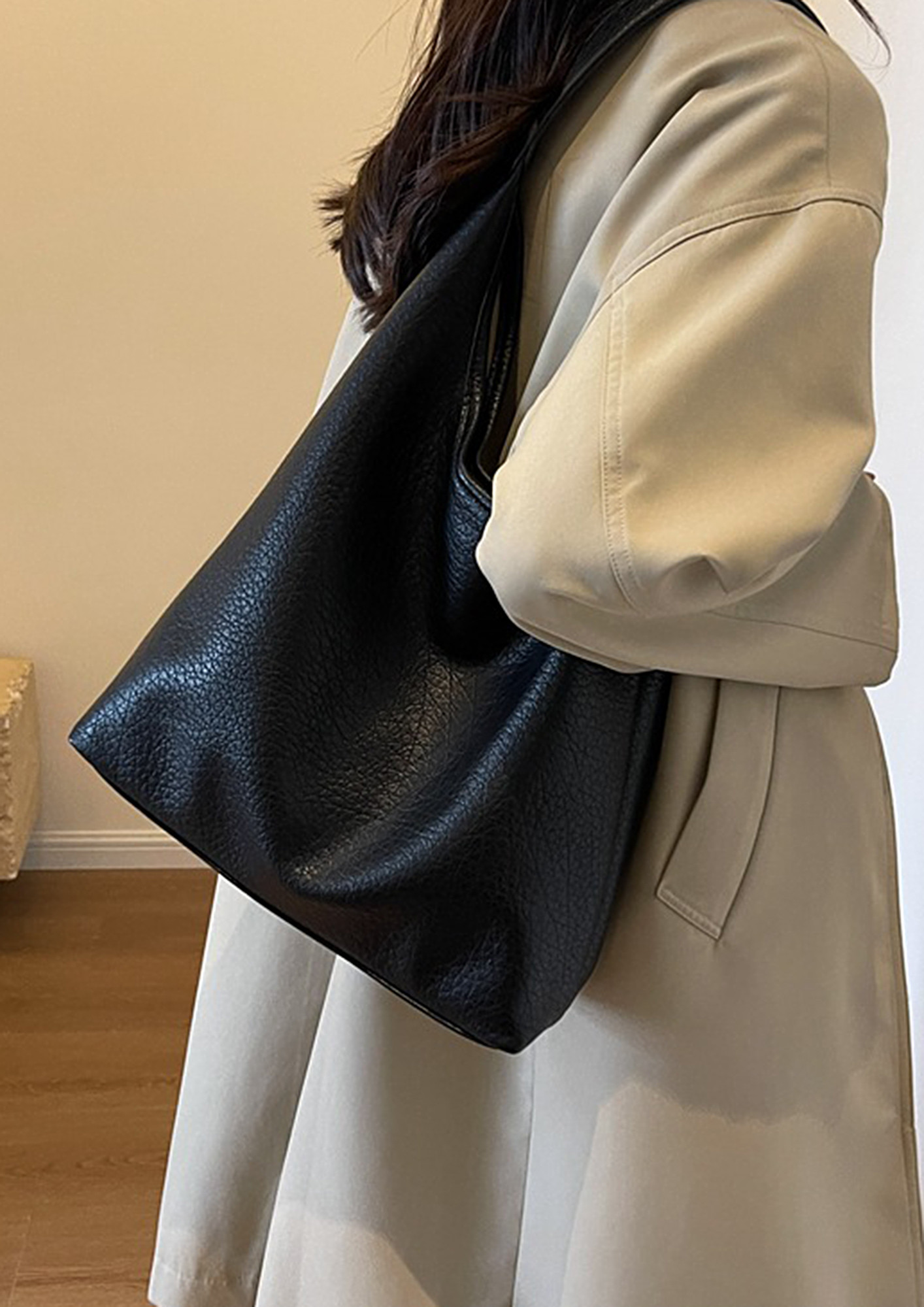 Boho Rope Handle Soft Vegan Leather Hobo Handbag Shoulder Bag Crossbody  Purse (Hobo Style - zBlack) : Amazon.in: Fashion