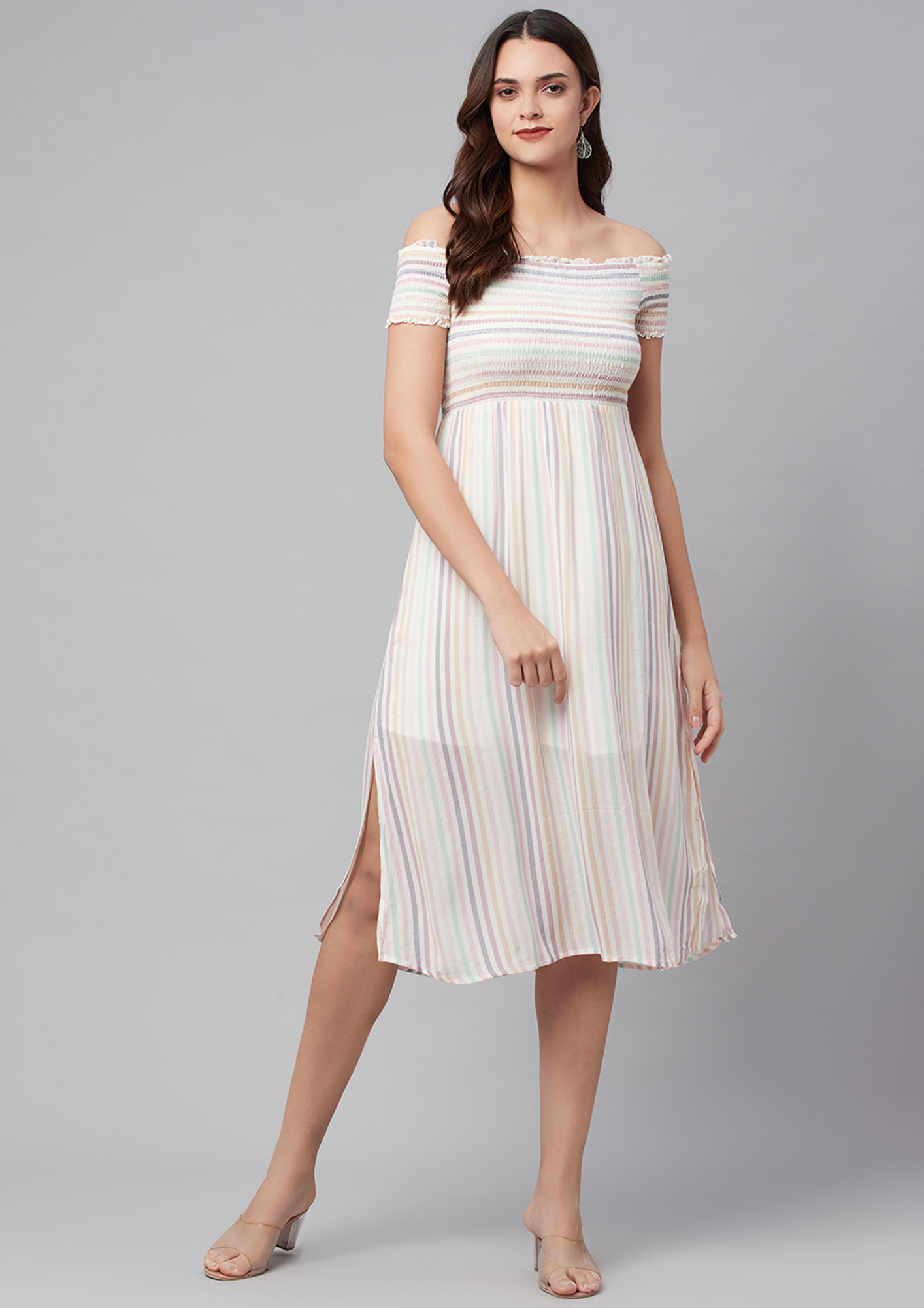 Multicolour Stripe Dress