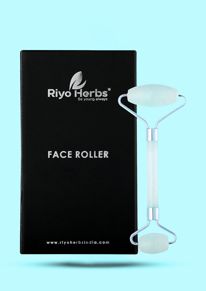 Riyo Herbs Rose Quartz Roller, Facial Massage Tool