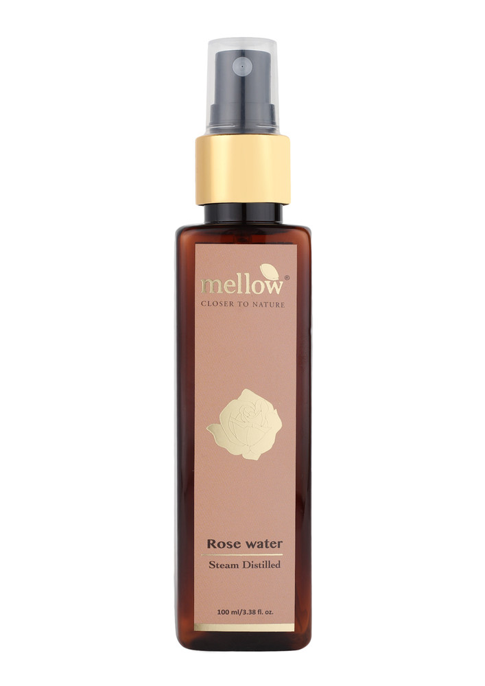 Mellow Rose Water For Face Toner, Skin Toner And Makeup Remover-rose100