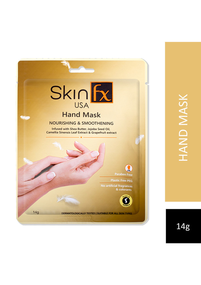 Skin Fx Hand Mask, Shea Butter, Skin Fx Jojoba Seed Oil,Grapefruit For Nourishing & Smoothening