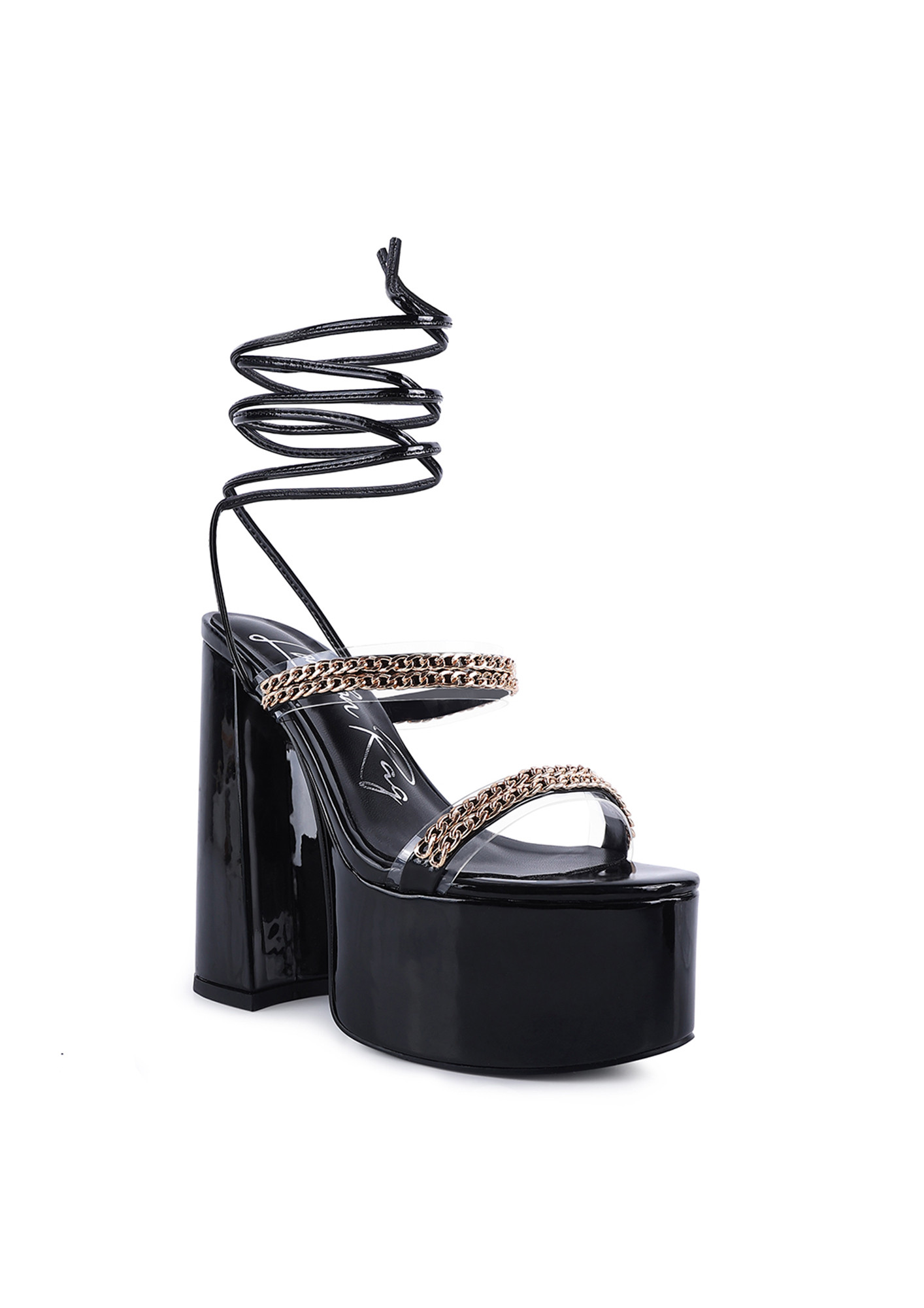 Truffle Collection Nude Micro Perspex Block Heel Lace Up Sandals Buy  Truffle Collection Nude Micro Perspex Block Heel Lace Up Sandals Online at  Best Price in India  Nykaa
