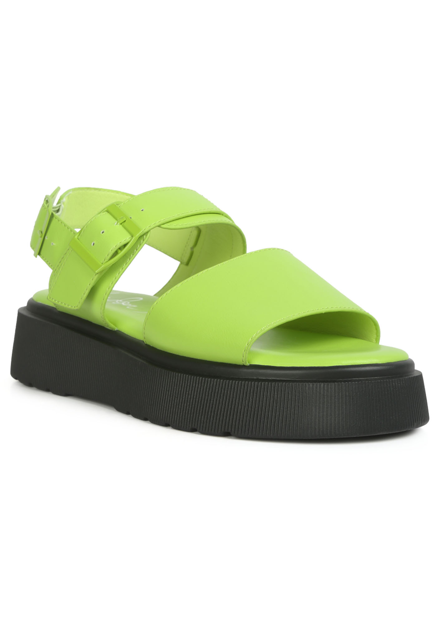 Share 58+ green platform sandals best - dedaotaonec