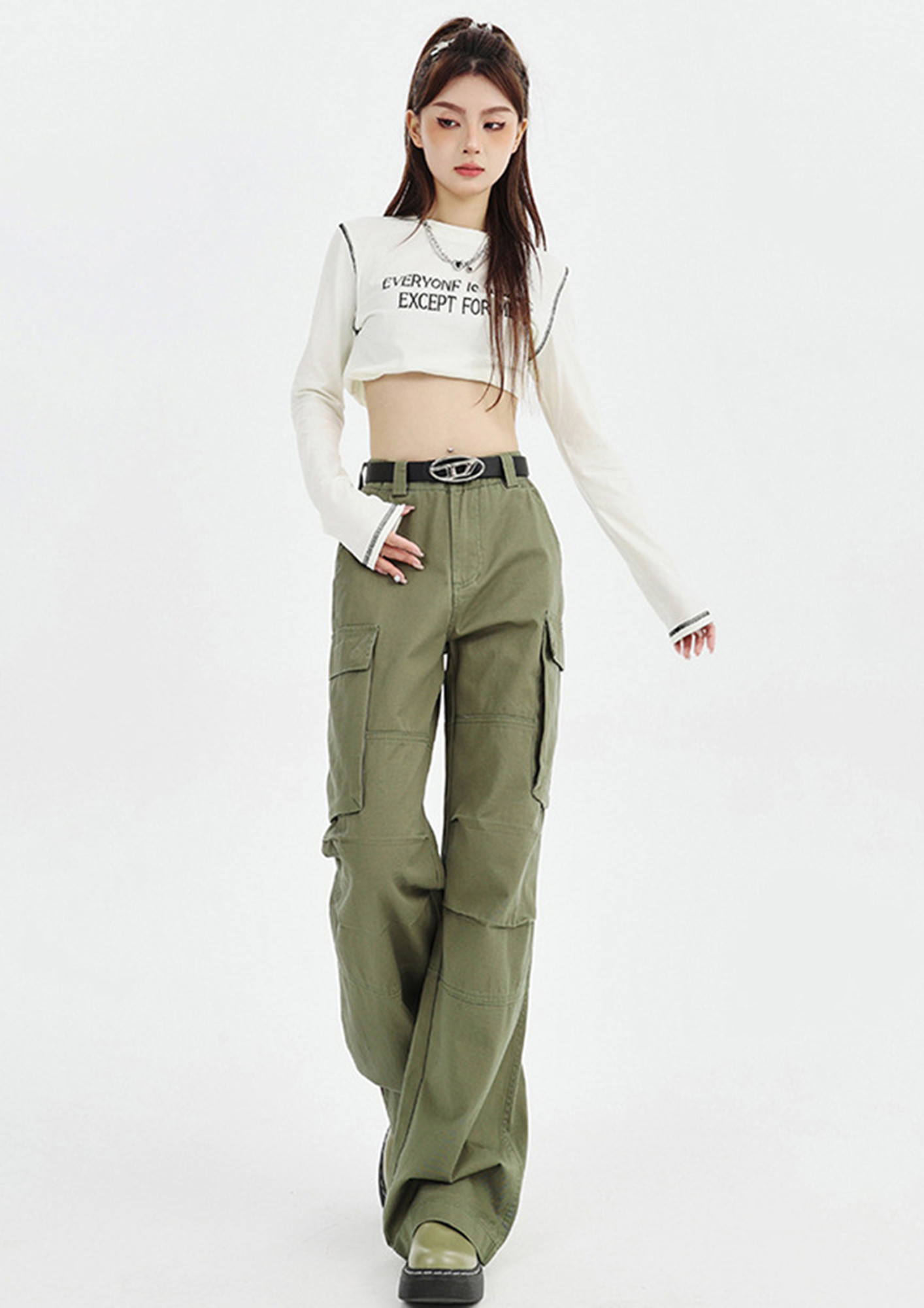 Buy Olive Green Track Pants for Women by MAX Online | Ajio.com