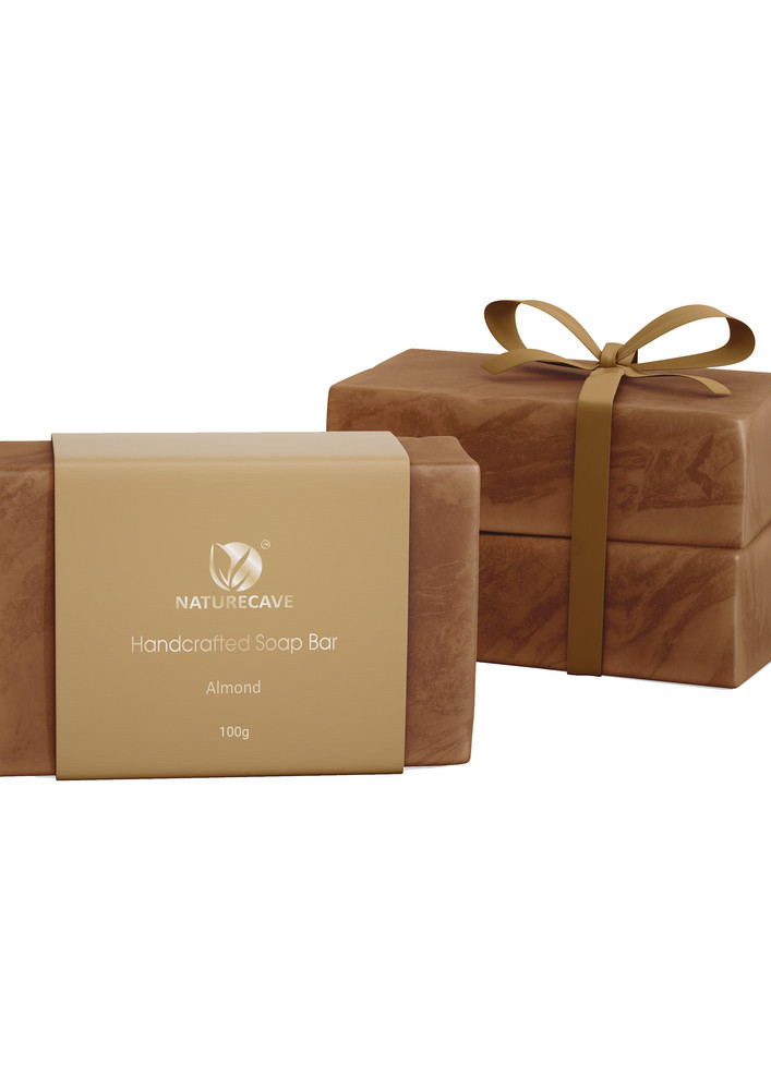 Handmade Almond Soap (Pack of 3 - 100 gm each)