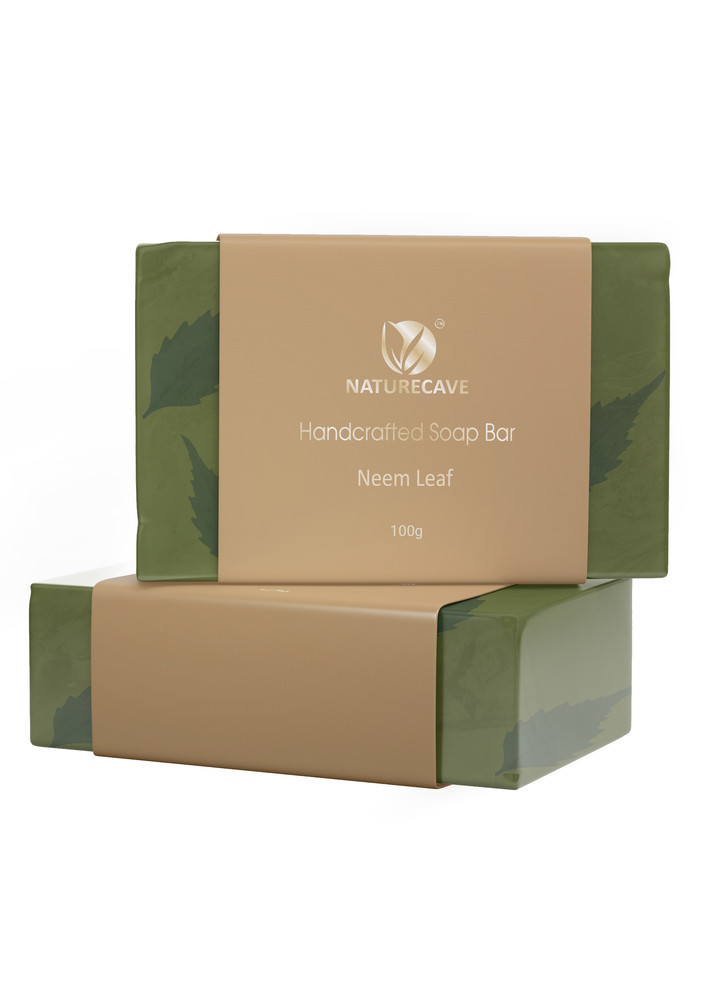 Handmade Neem Leaf Soap (Pack of 2 - 100 gm each)
