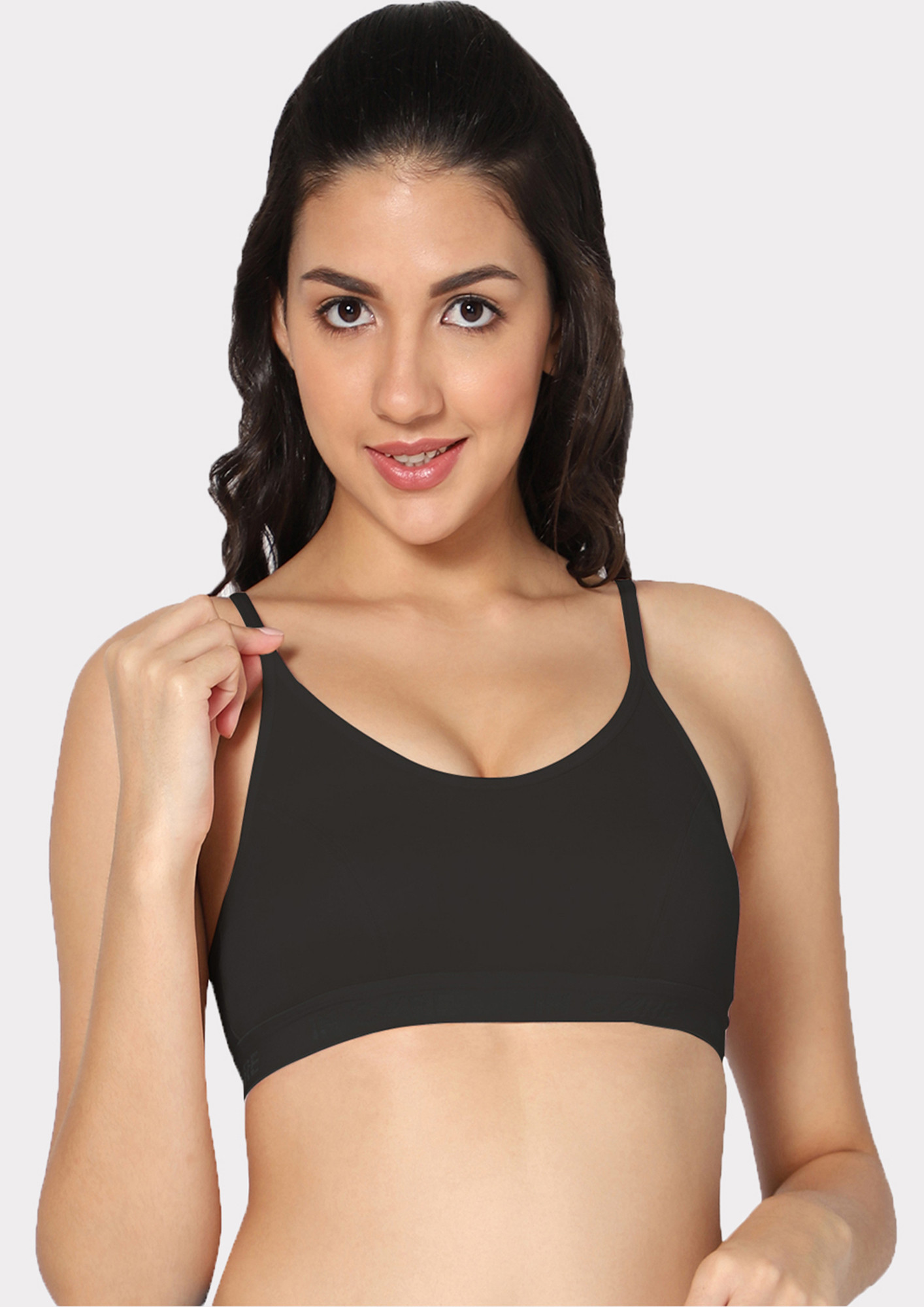 Active black sports bra