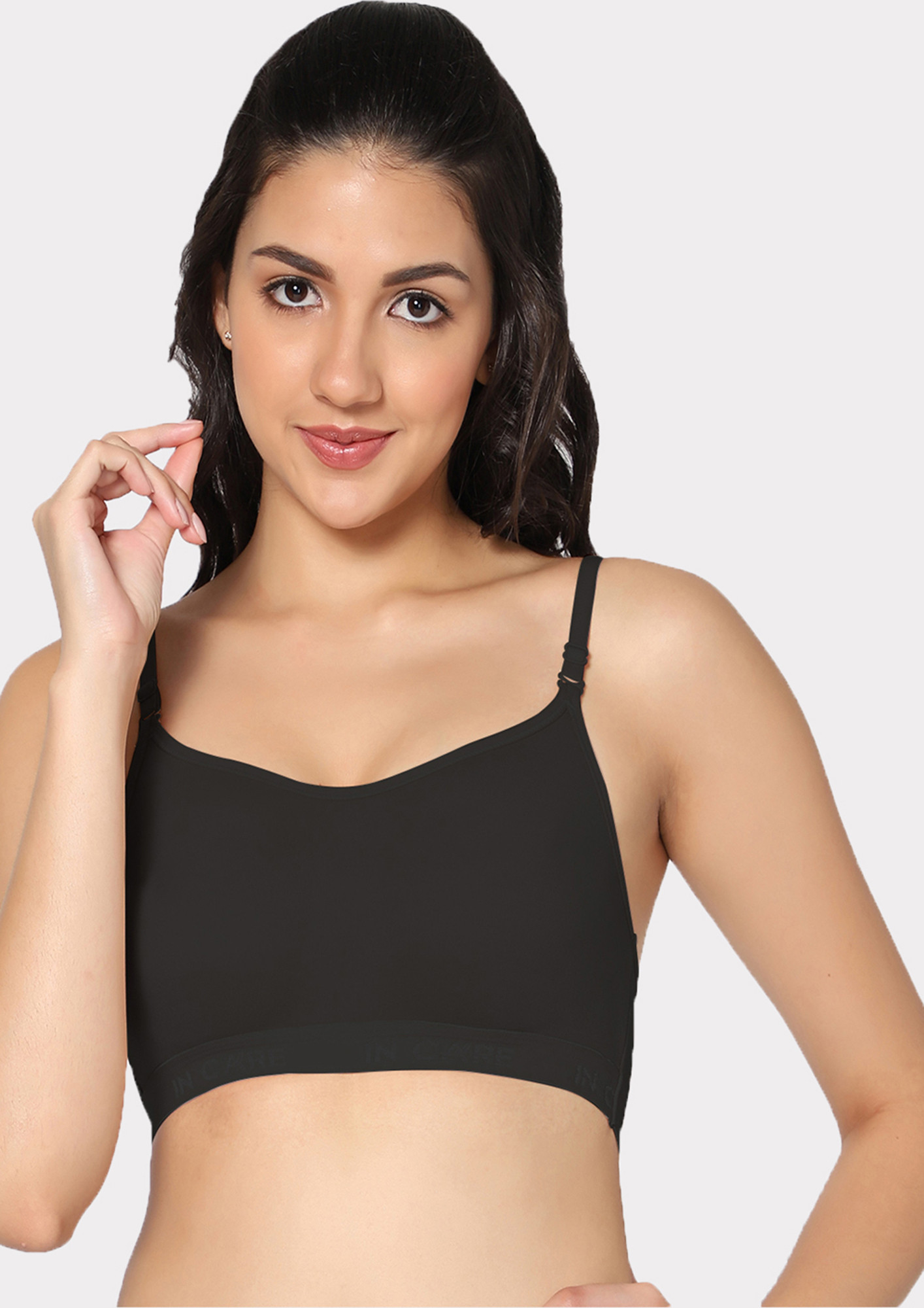 Buy Lively black sports bra for Women Online in India