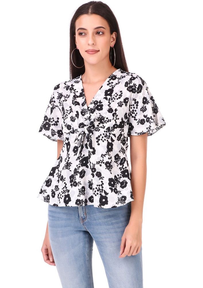 Taggd Casual Printed Women Multicolor Top- Tag-sep-22-400