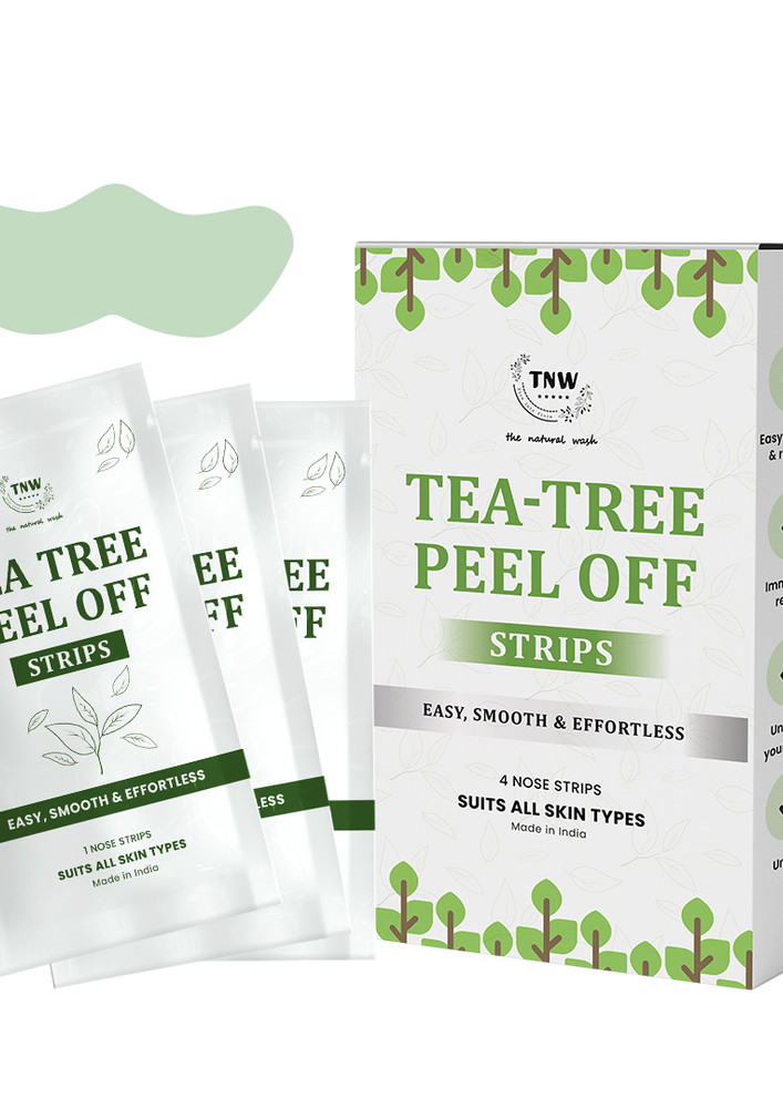 TNW-The Natural Wash Tea Tree Peel Off Strips for Blackheads and Whiteheads | With Tea Tree | Suitable for all skin types