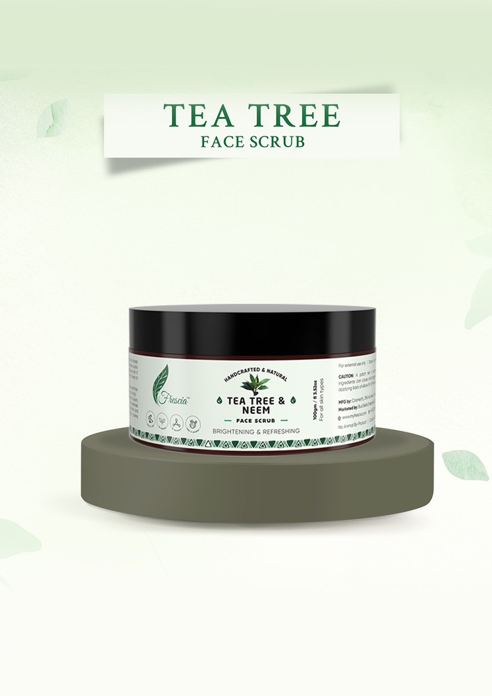 Frescia Tea Tree Neem Anti Acne Face Scrub - 100gm
