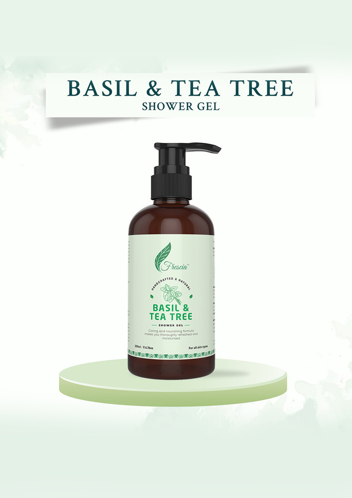 Frescia Basil And Tea Tree Shower Gel - 200ml