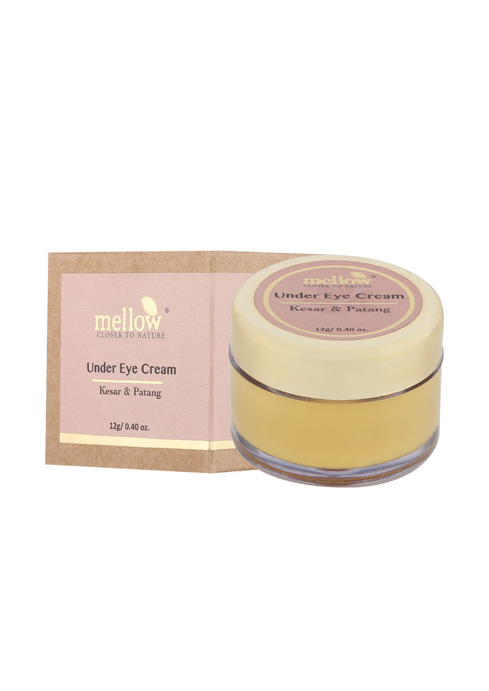 Mellow Under Eye Cream With Kesar, Patang and Kukumadi Oil For Dark Circle And Puffiness-UNDEREYE