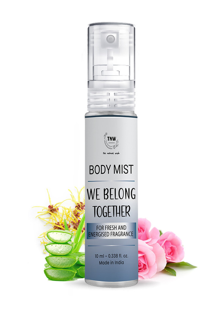 TNW- The Natural Wash We Belong Together Body Mist Mini| With Woody & Calming Notes | Unisex Fragrance | For Long-lasting freshness