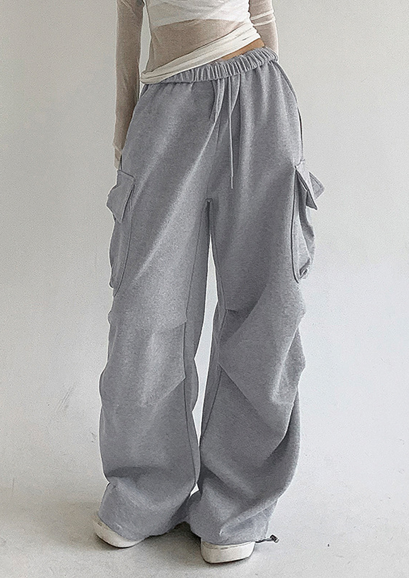 Men Casual Cargo Pants Trousers Straight Bottoms Multi Pockets Outdoor Work  Wear | eBay