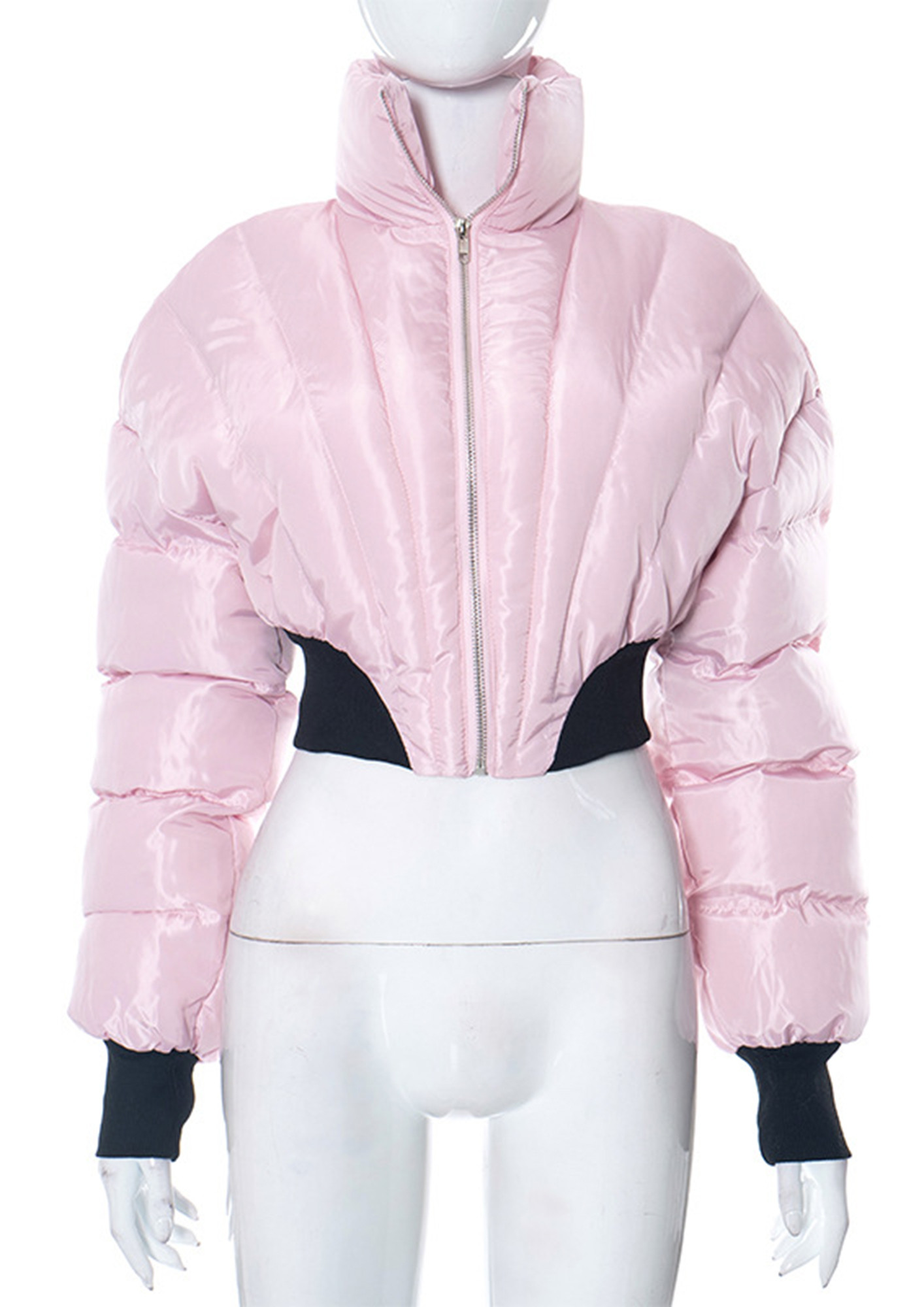 Madison Zombieland Double Tap Pink Puffer Jacket - William Jacket