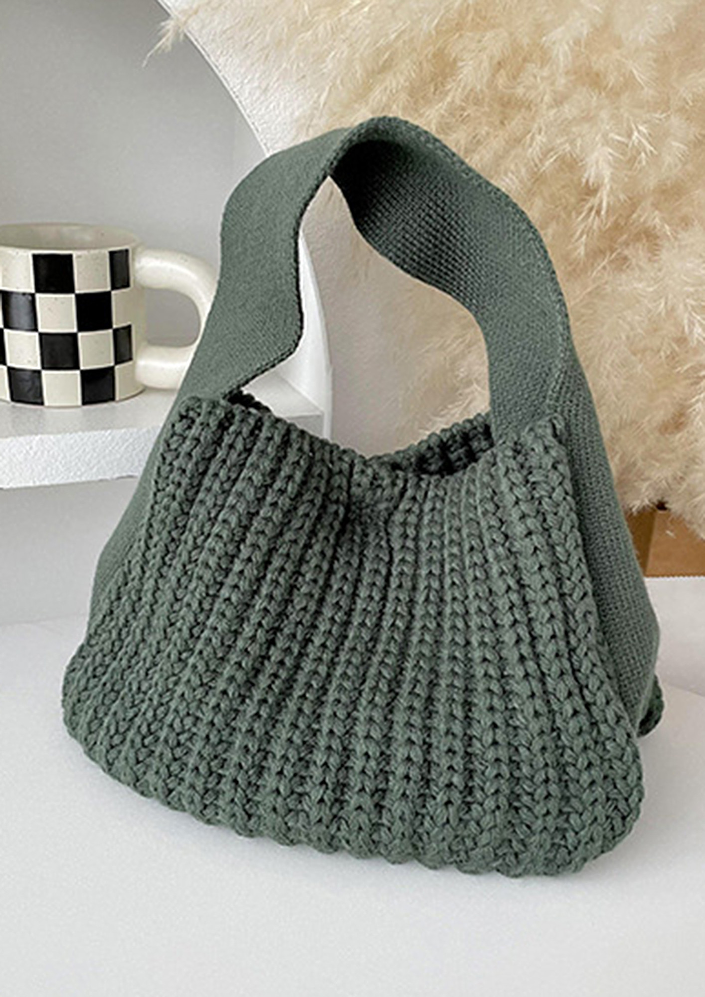 Medium DIANA Baby Pink Crochet Bag | Handmade | Gehäkelte Tasche – CROHINI