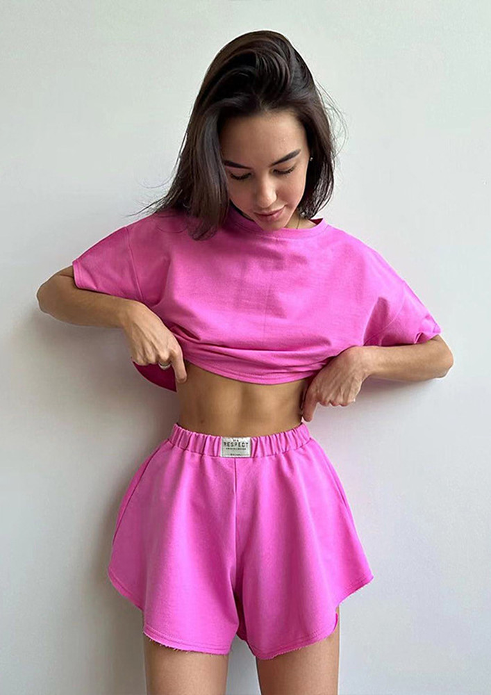 Boxy Fit Short Top & Wide Shorts Set