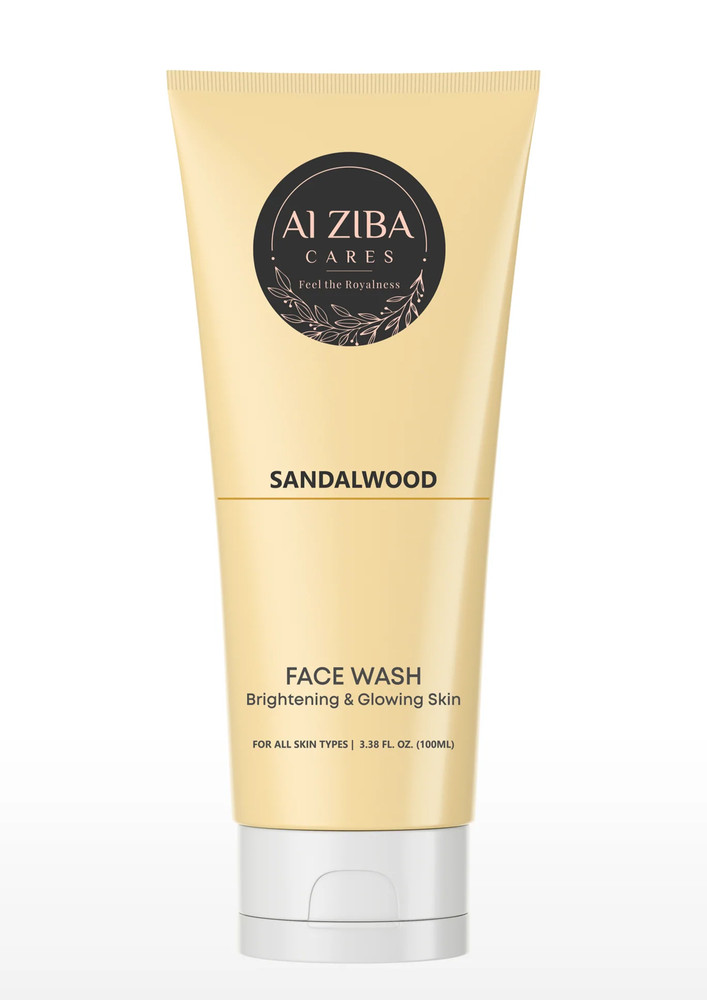 Sandalwood Brightening & Glowing Facewash with Sandal & Castor oil Extract - 100ML