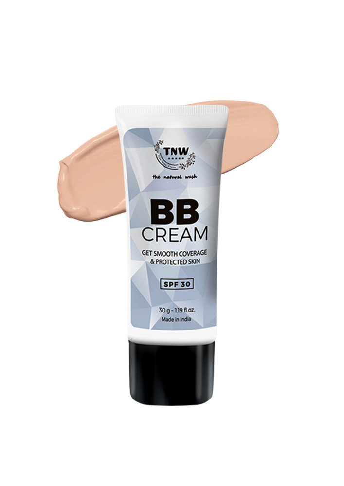 TNW -The Natural Wash Medium Coverage BB Cream for Medium Skin Tone | For No Makeup Look with SPF 30