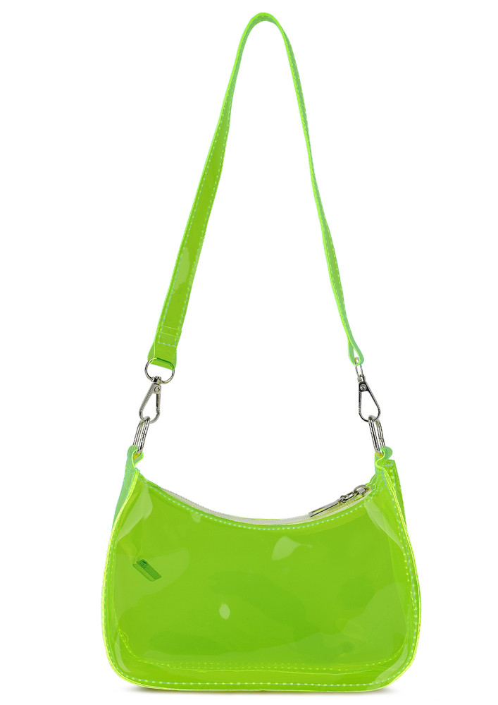 Green Jelly Baguette Bag