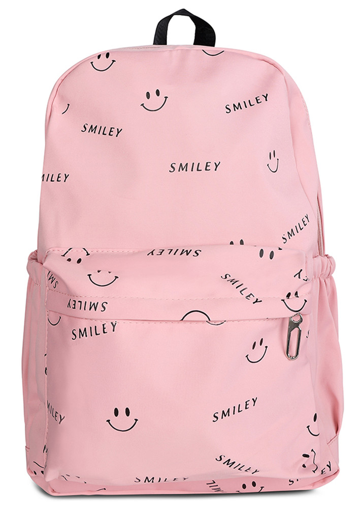 Pink Smiliye Casual Backpack for Women