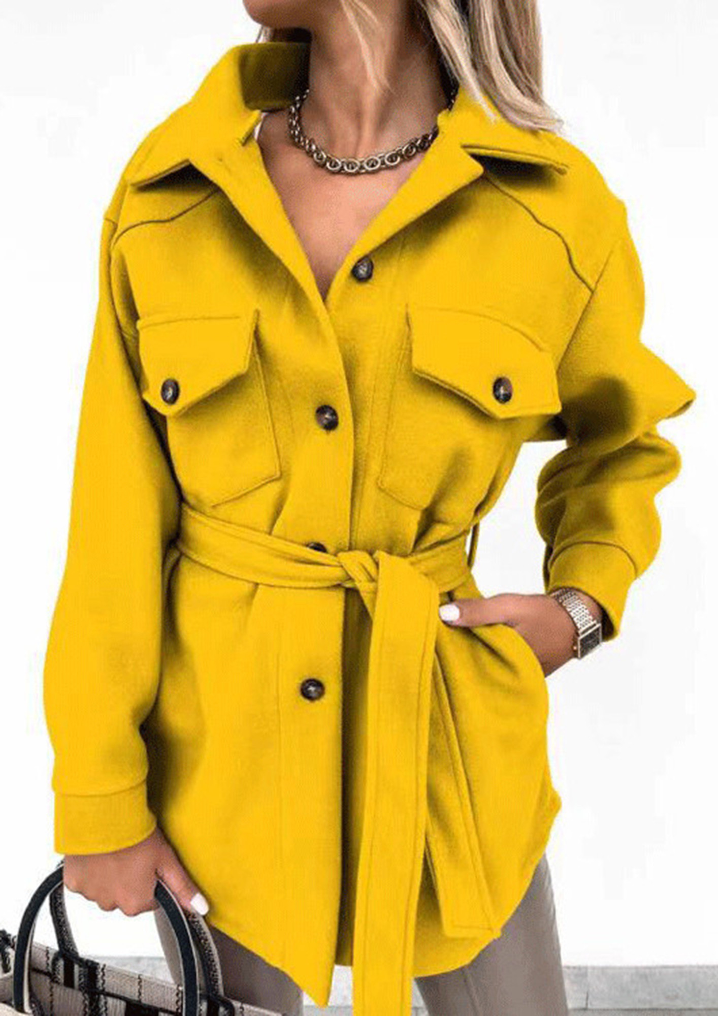 ON THE LONG DAYS LONG YELLOW COAT