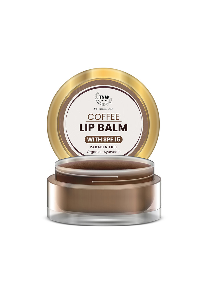 TNW -The Natural Wash Coffee Lip Balm with SPF 15 | Nourishing | Heals Chapped Lips