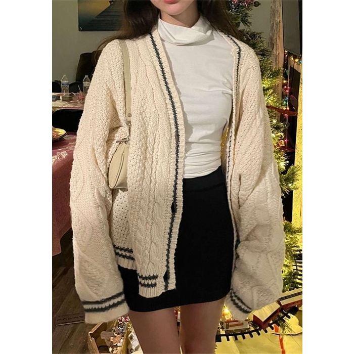 Buy OFF-WHITE EMBROIDERED CARDIGAN for Women Online in India