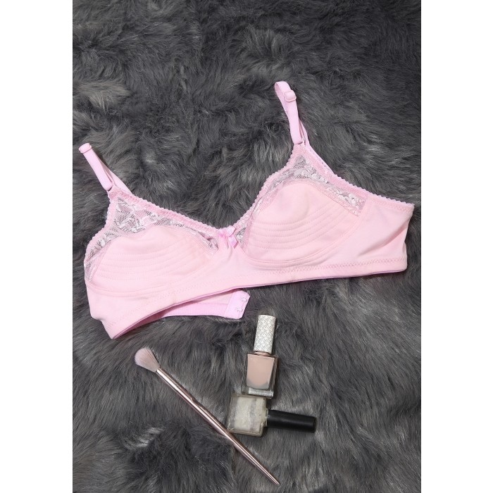 Buy IN A DREAM NON PADDED NON WIRED LIGHT PINK BRA for Women
