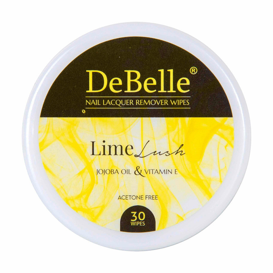 DeBelle Nail Lacquer Remover Wipes Lime Lush