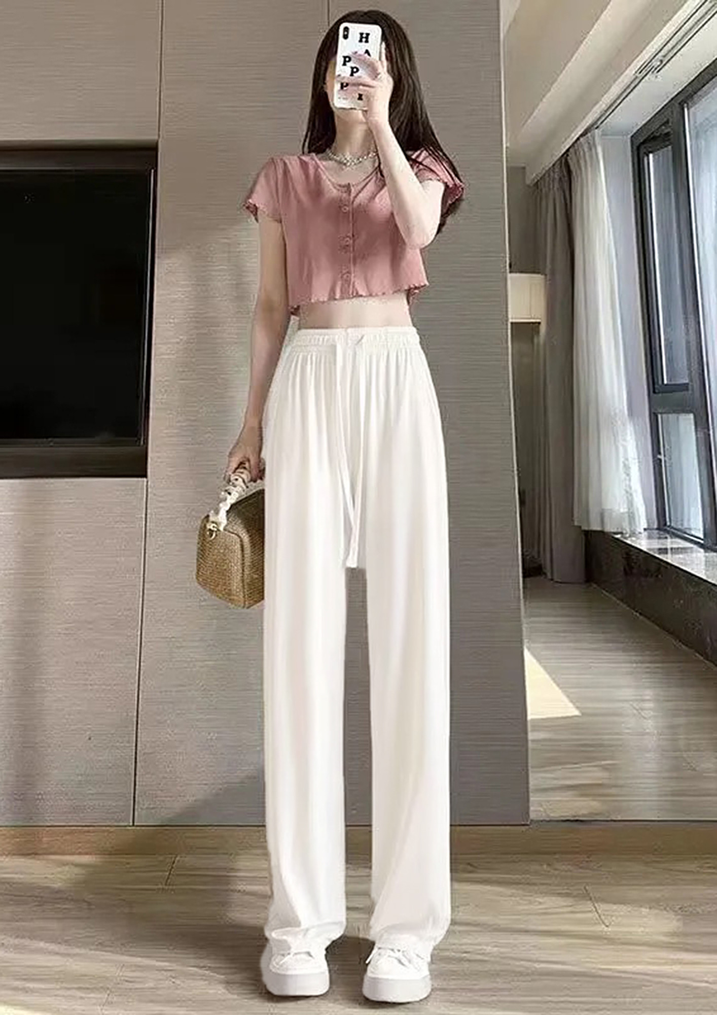 Buy White Wide Leg Pants for Women Online in India