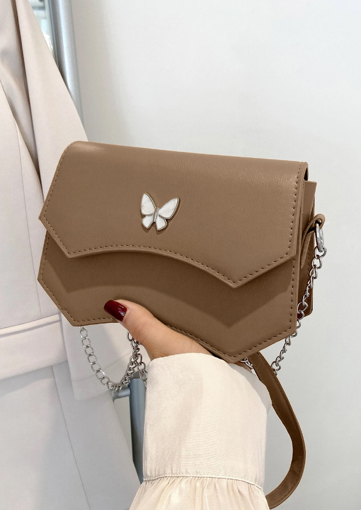 Butterfly In My Asymmetrical Hand Bag