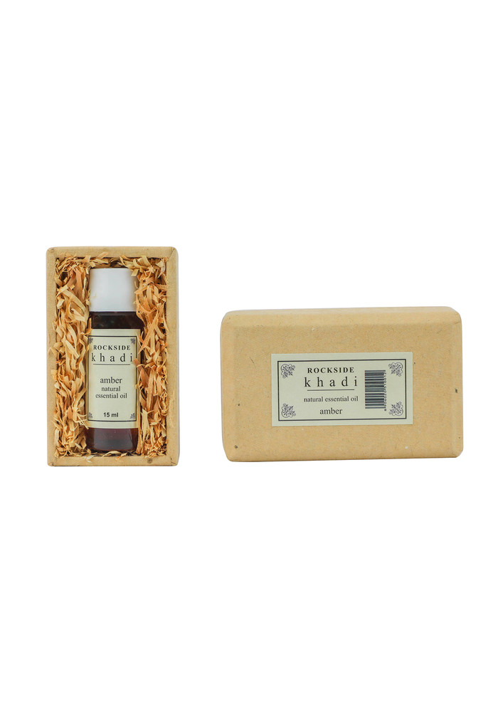 ROCKSIDE Khadi Essential Oil Amber  (  Set Of 1 )