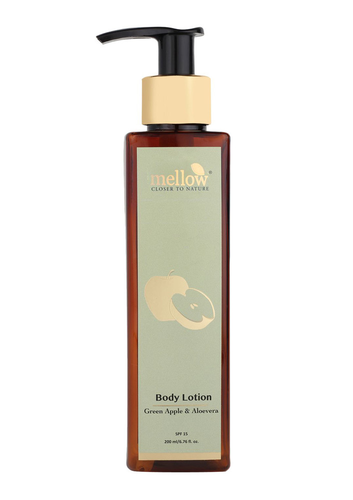 Mellow Green Apple Body Lotion With Aloe Vera And Shea Butter To Remove Dark Patches-gabl200