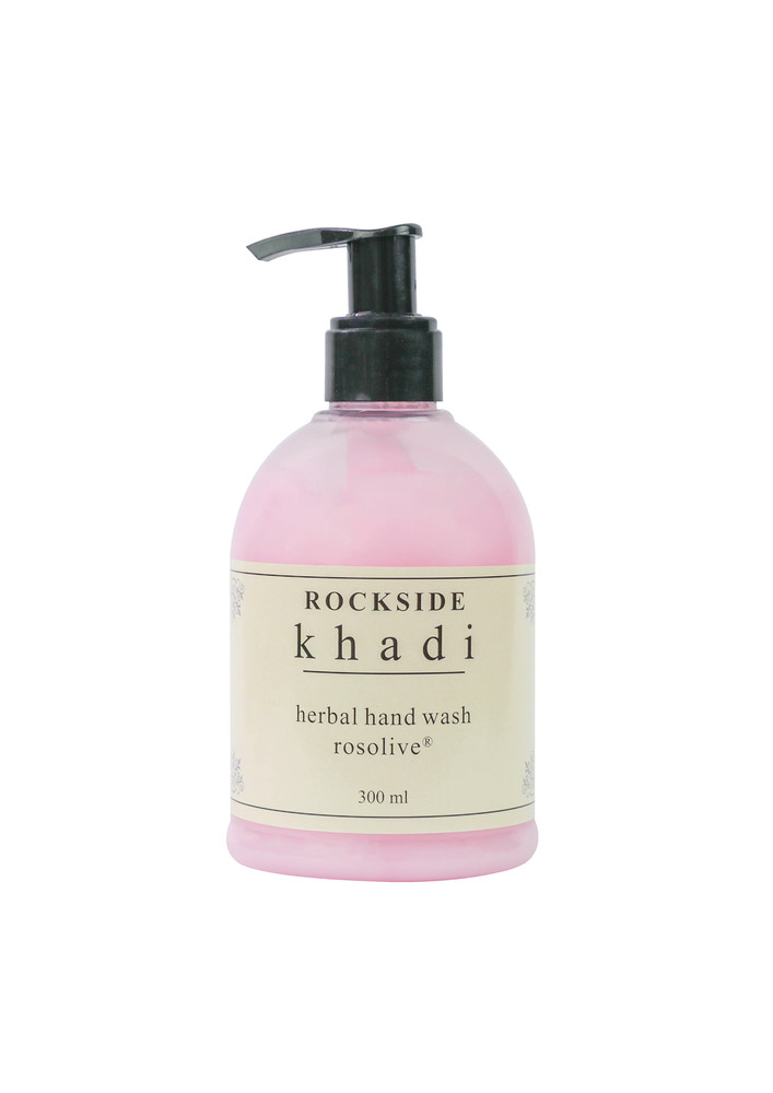 ROCKSIDE Khadi Herbal Hand Wash Rosolive  (  Set Of 2 )