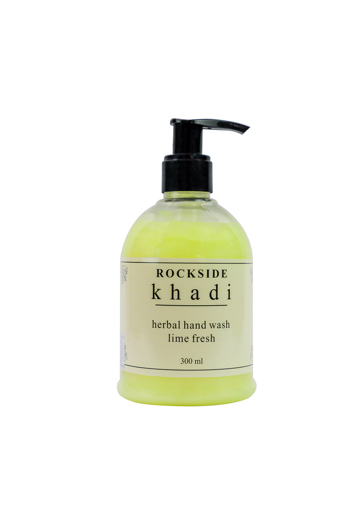 ROCKSIDE Khadi Herbal Hand Wash Lime Fresh  (  Set Of 2 )