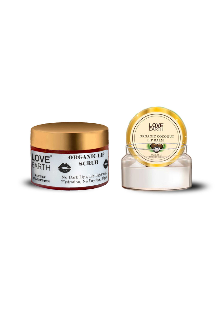 Love Earth Lip Saviour Kit For Skin Hydration & Moisturization, Chapped Lips With Bees Wax And Cocoa Butter