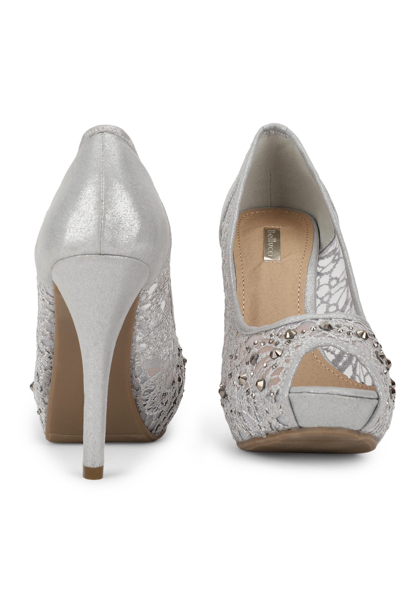 Mary G, Ultimate Collection Silver, Floral Detail, Peep-Toe Shoes UK6/EU39,  VGC | eBay