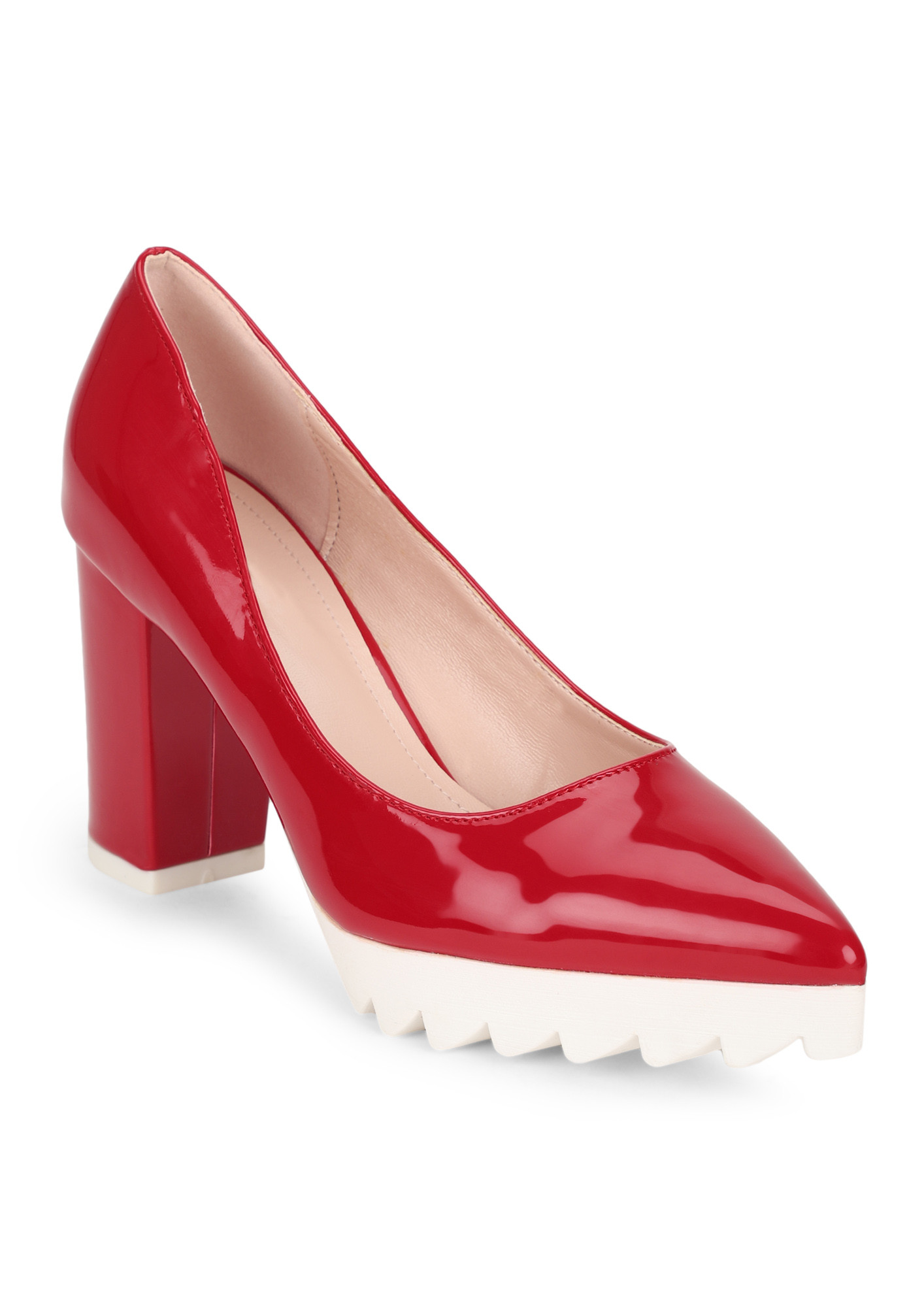 FOR MISS FANCY PANTS RED PUMPS