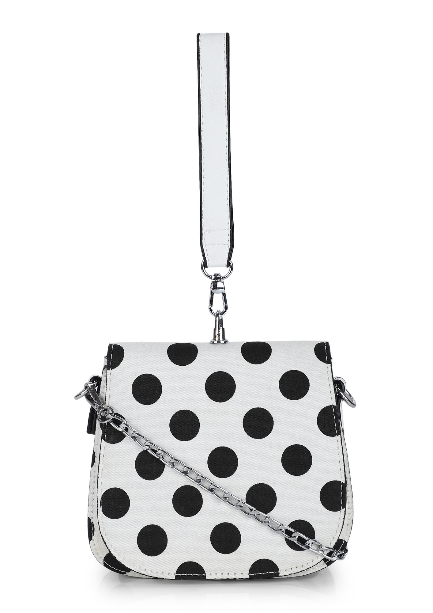 PERFECTLY SPOTTED WHITE SLING BAG
