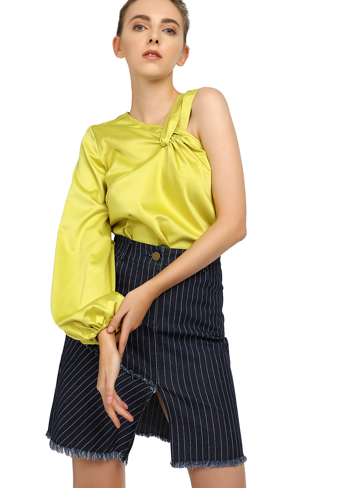 BUZZ OFF LIME YELLOW BLOUSE