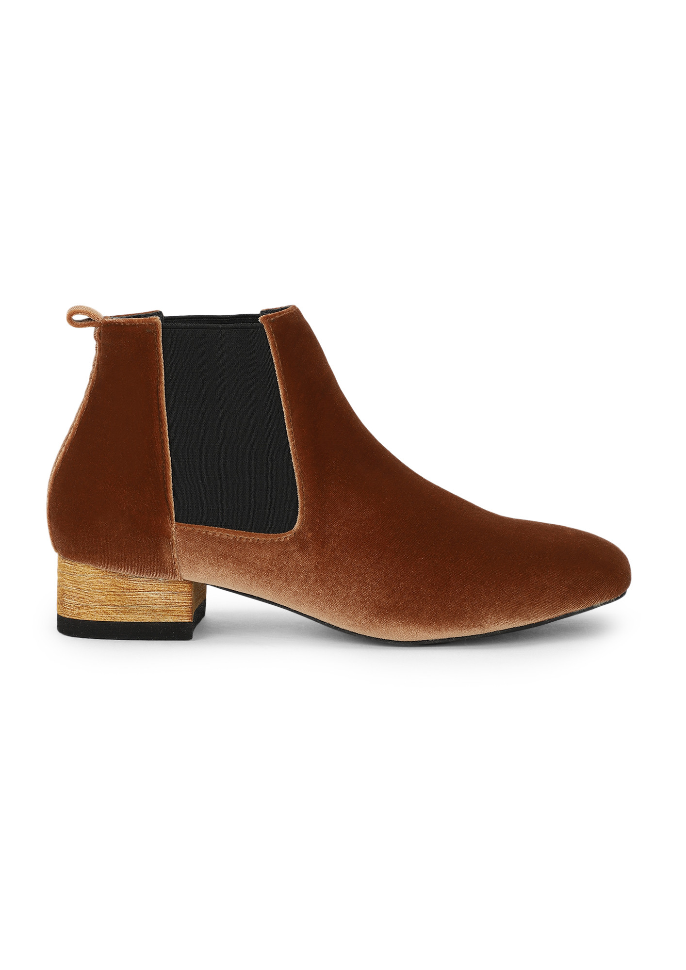 OFF YOU GO BROWN CHELSEA BOOTS