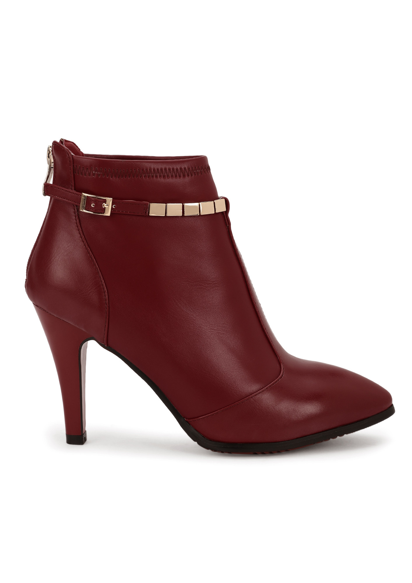 FRIDAY NIGHTS RED ANKLE BOOTS