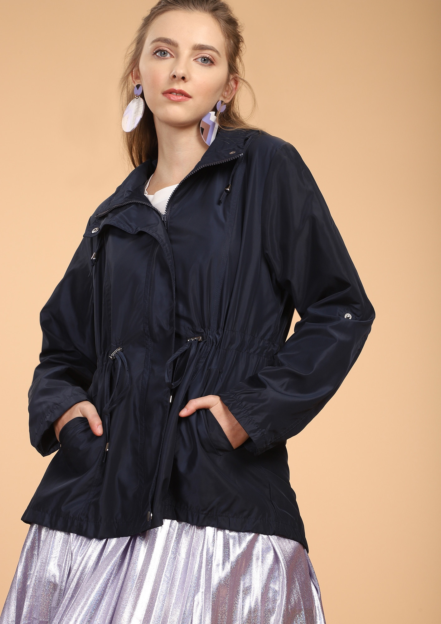 Buy READY FOR THE COLD WINDS BLUE WINDCHEATER for Women Online in India